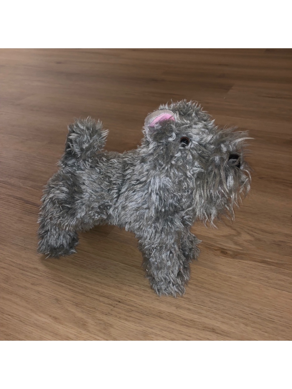 AMERICAN GIRL MARIE GRACE ARGOS DOG GRAY SHAGGY TERRIER PLUSH VINTAGE 9” 2011